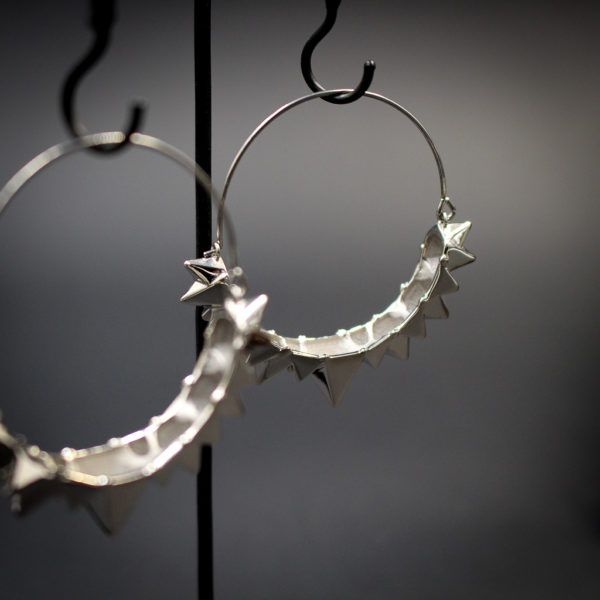Tether - S.S. Spiked Hoops 3